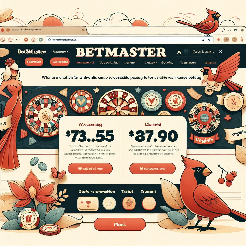 Virginia Online Casinos for Real Money at Betmaster